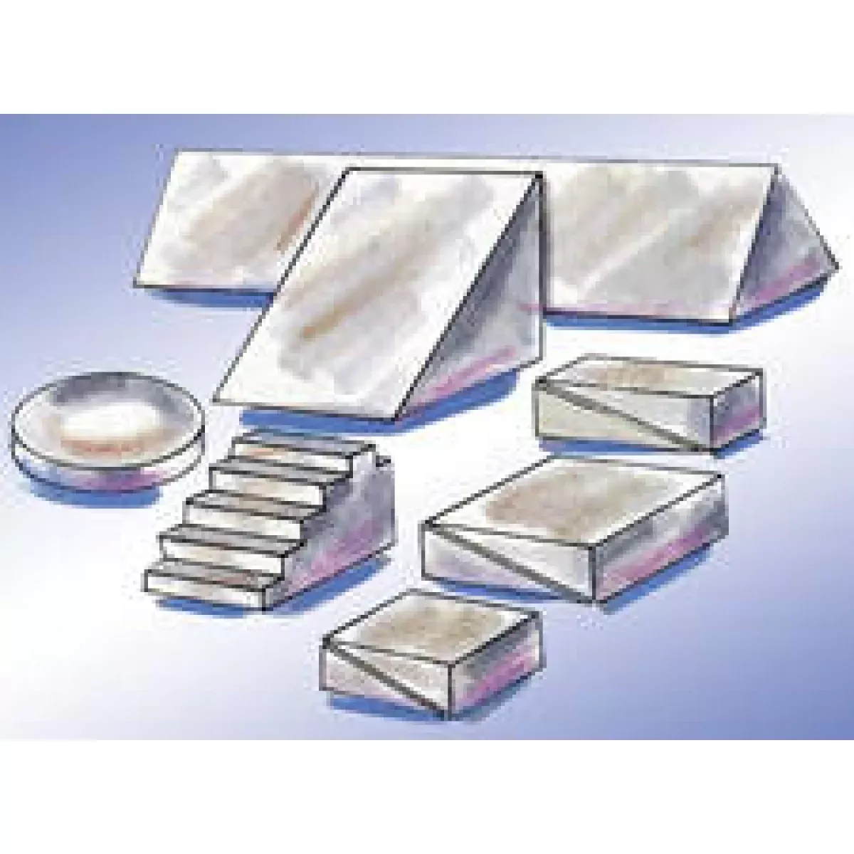 Position Aid Basic X-Ray Set Gray Foam - 11 Per Set