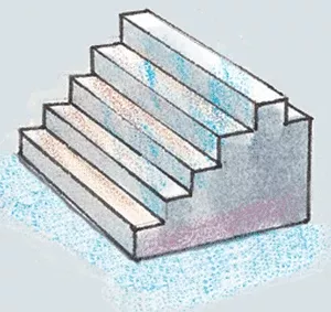 Position Aid Finger Block Gray Stay-Dry 3" X 5" X 5" 1 Each