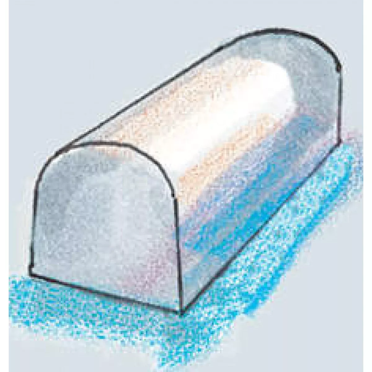 Position Aid Knee Block Gray Foam 8" X 10" X 12" 1 Each
