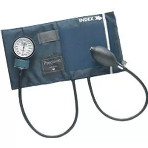 PRECISION Aneroid Sphygmomanometers with Blue Nylon Cuff, Thigh