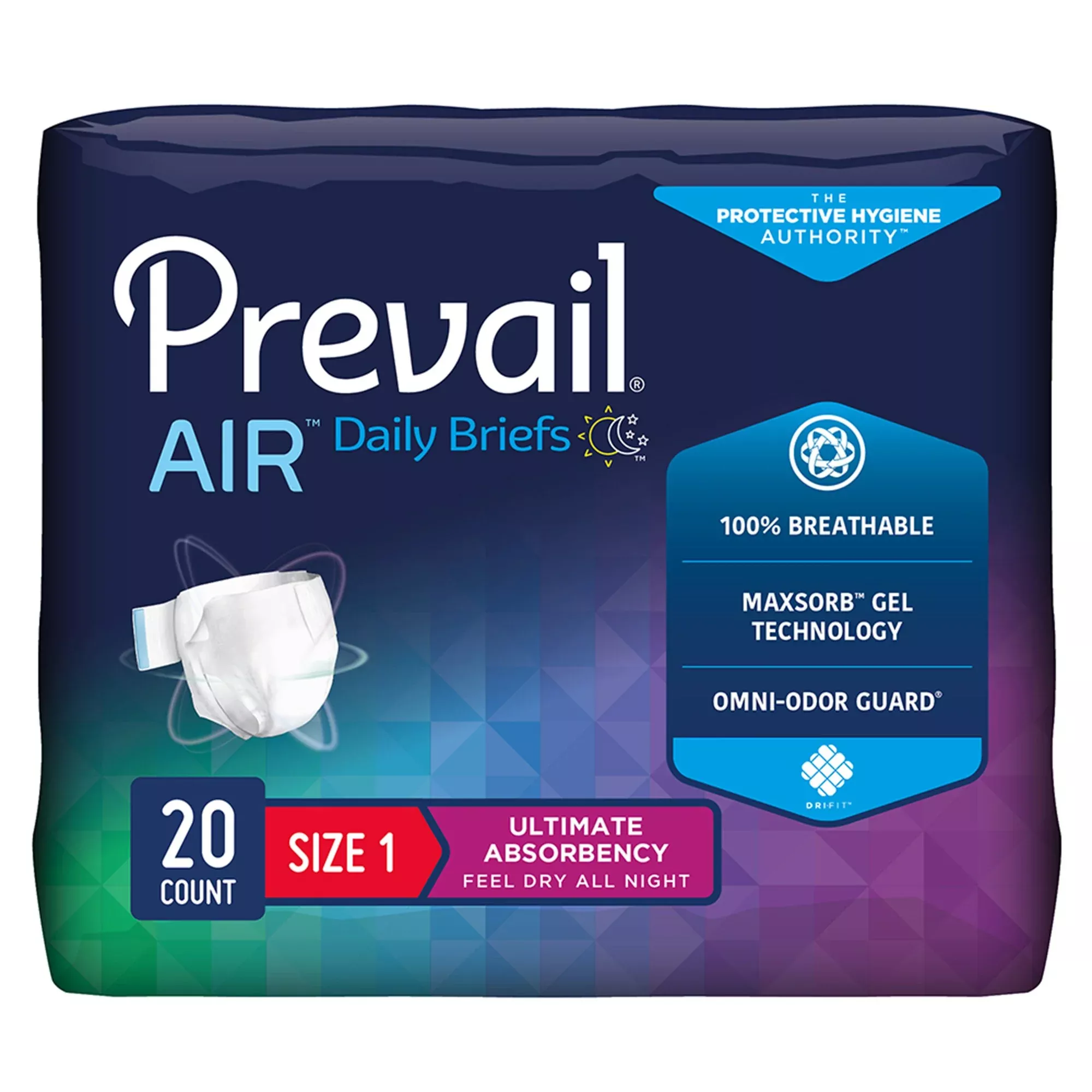 Prevail Per-Fit Adult Briefs Maximum Plus Absorbency, Medium