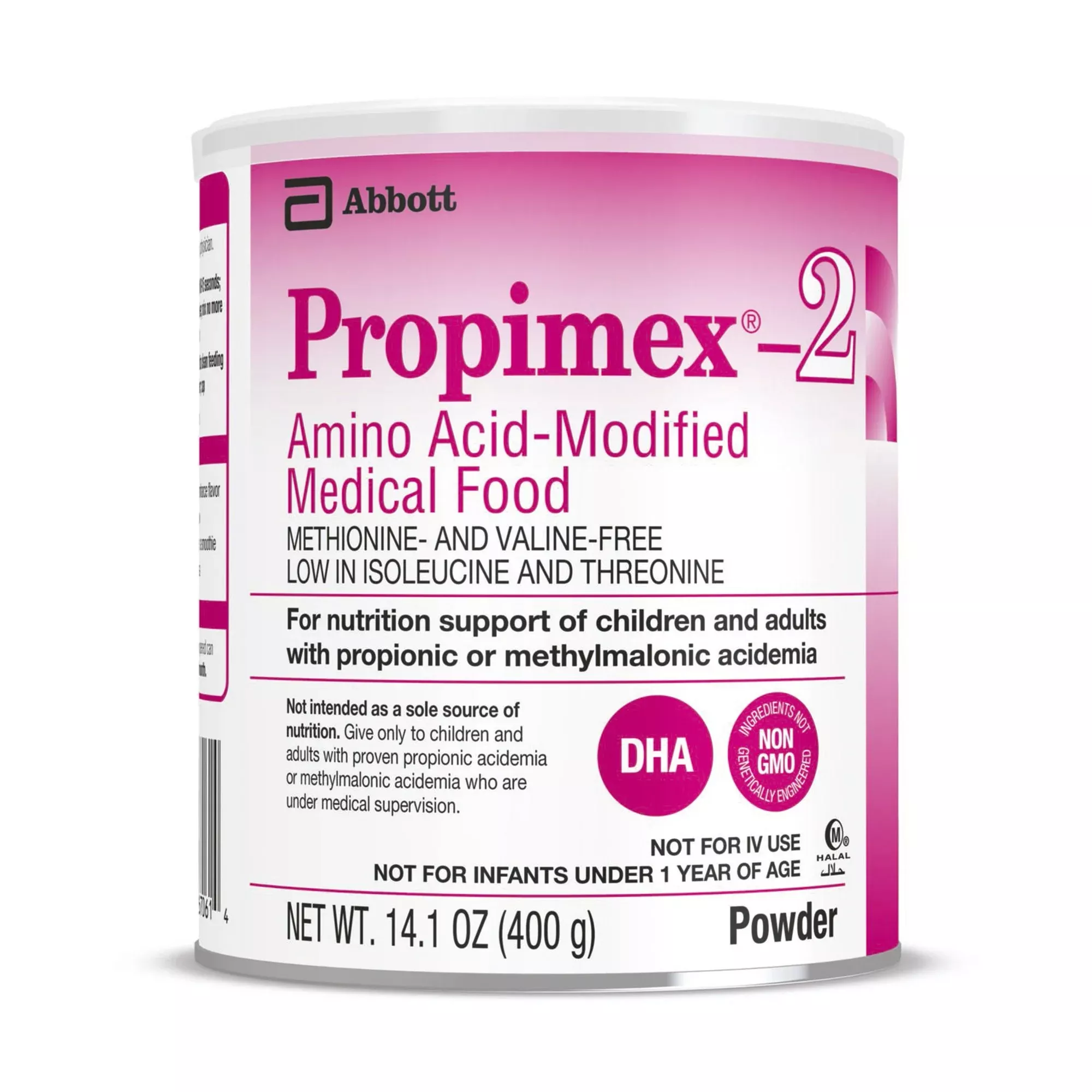 Propimex-2 Amino Acid–Modified Food for Propionic & Methylmalonic Acidemia