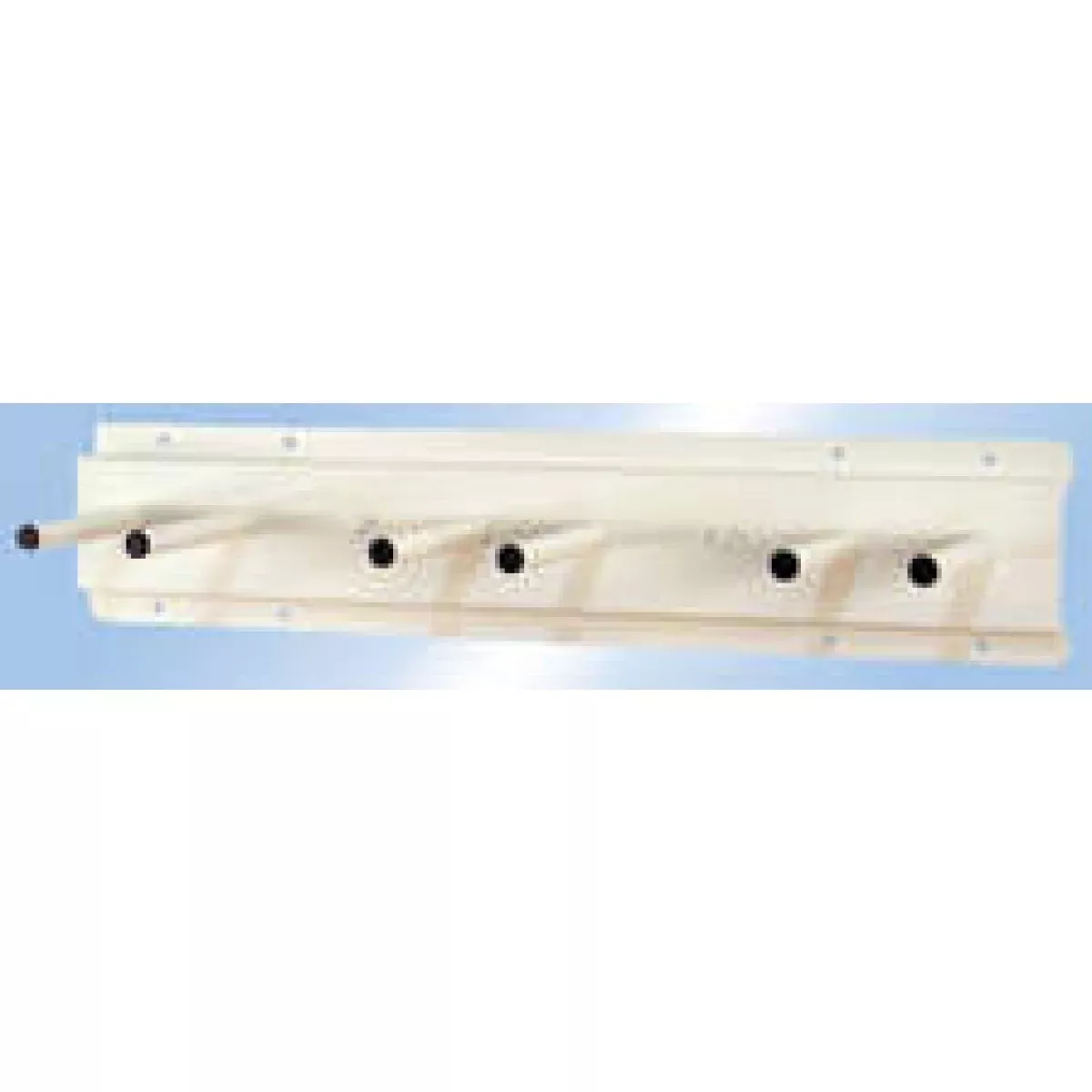 Protective Apparel Apron Rack Peg Board 6 Pegs Almond Steel - 1 Per Each