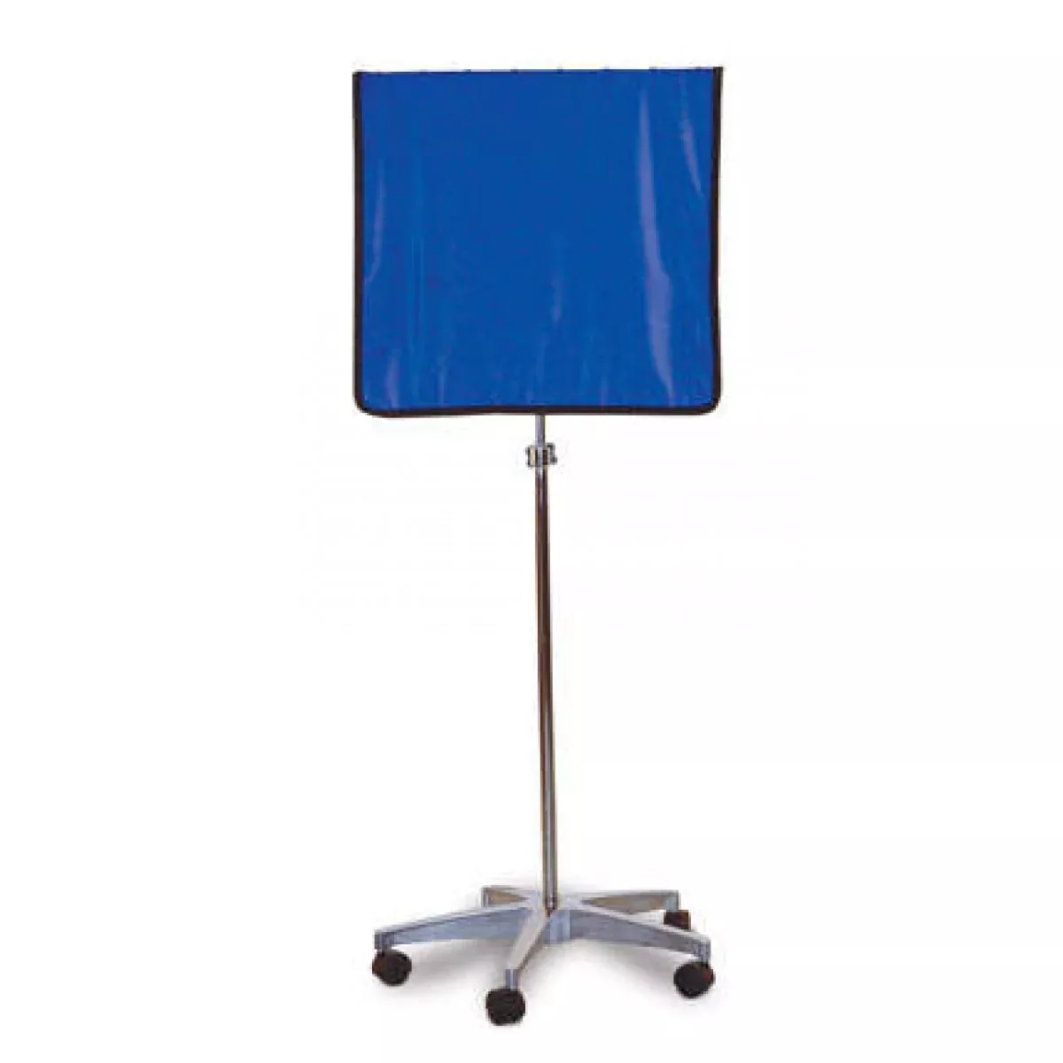 Protective Apparel Portable Shield With Adjustable Height | 5 Leg Base | .5Mm Pb Blue 24" X 24" Each