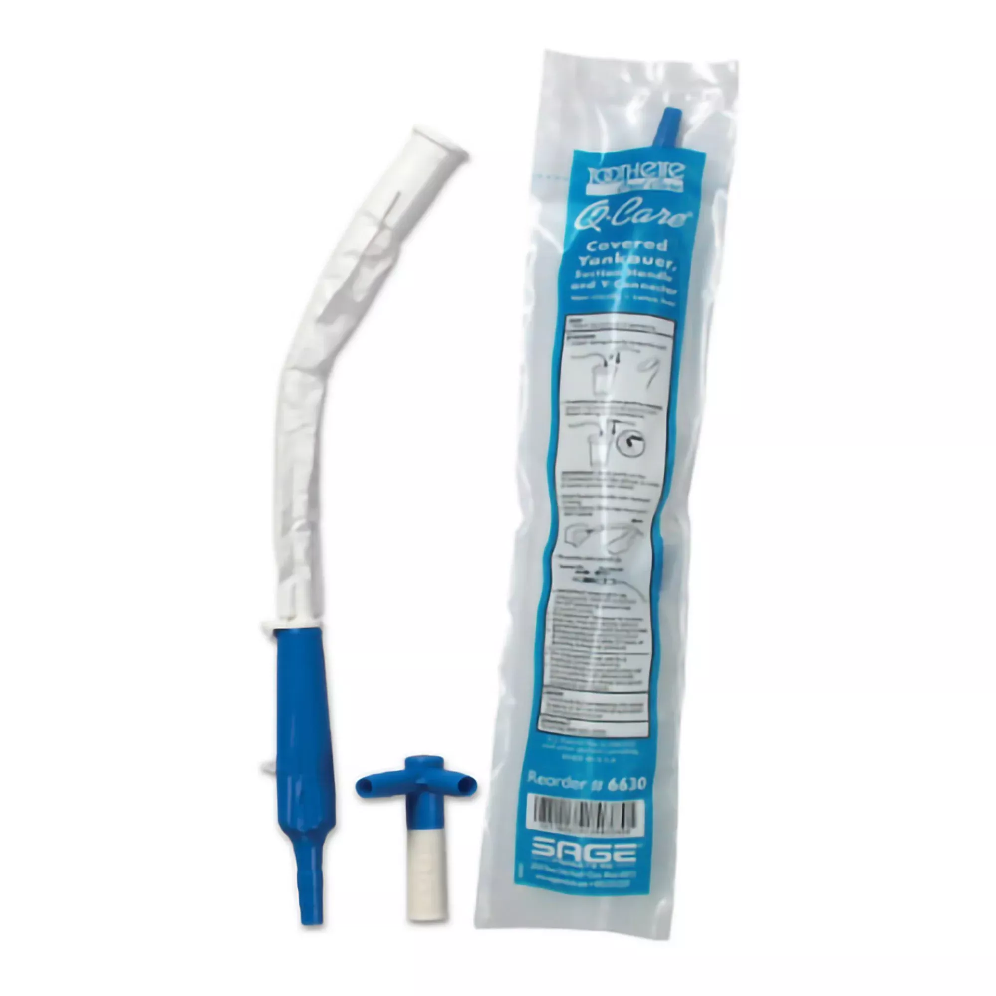 Q•Care Suction Handle And Covered Yankauer With Y Connector