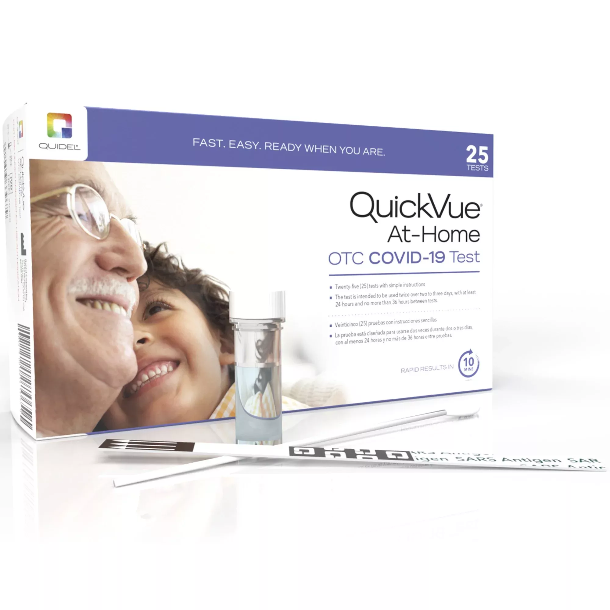 QuickVue At-Home OTC COVID-19 Respiratory Test Kit