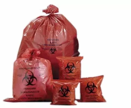 Red Biohazard Bag