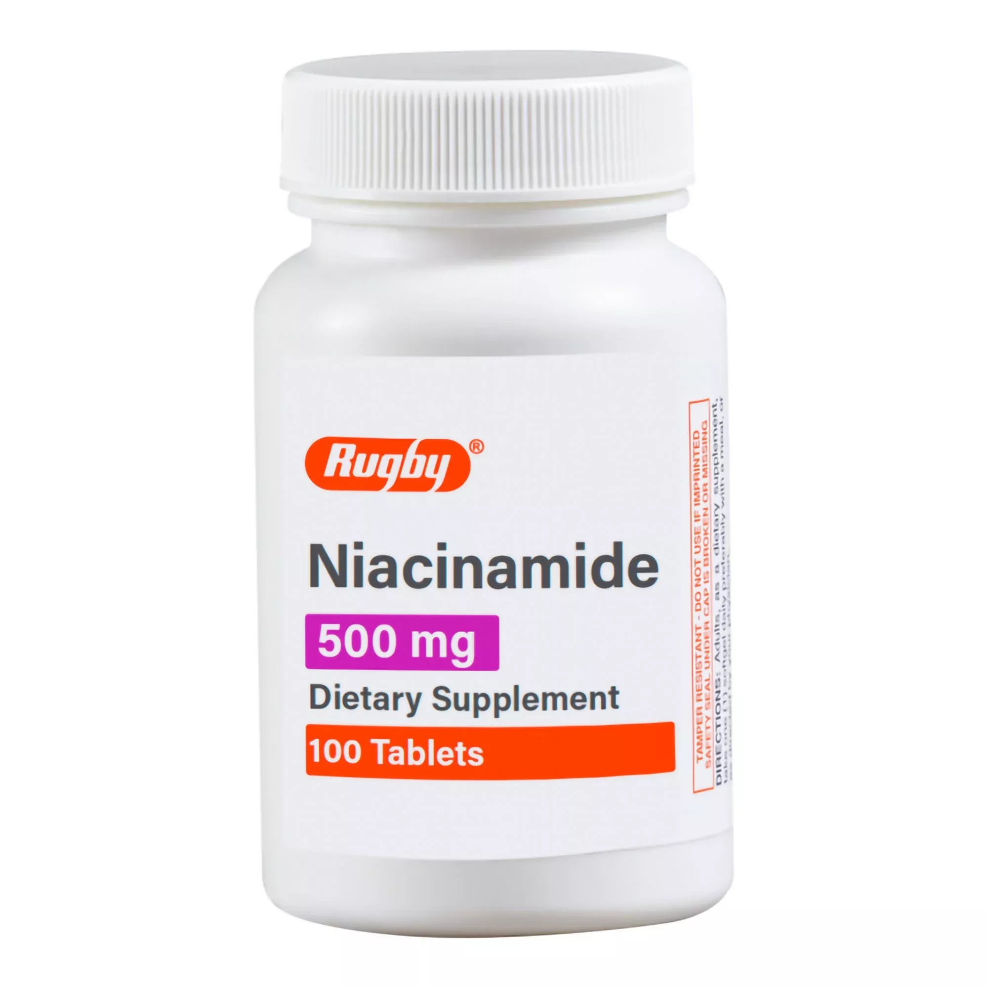 Rugby 500-mg Niacinamide Dietary Supplement