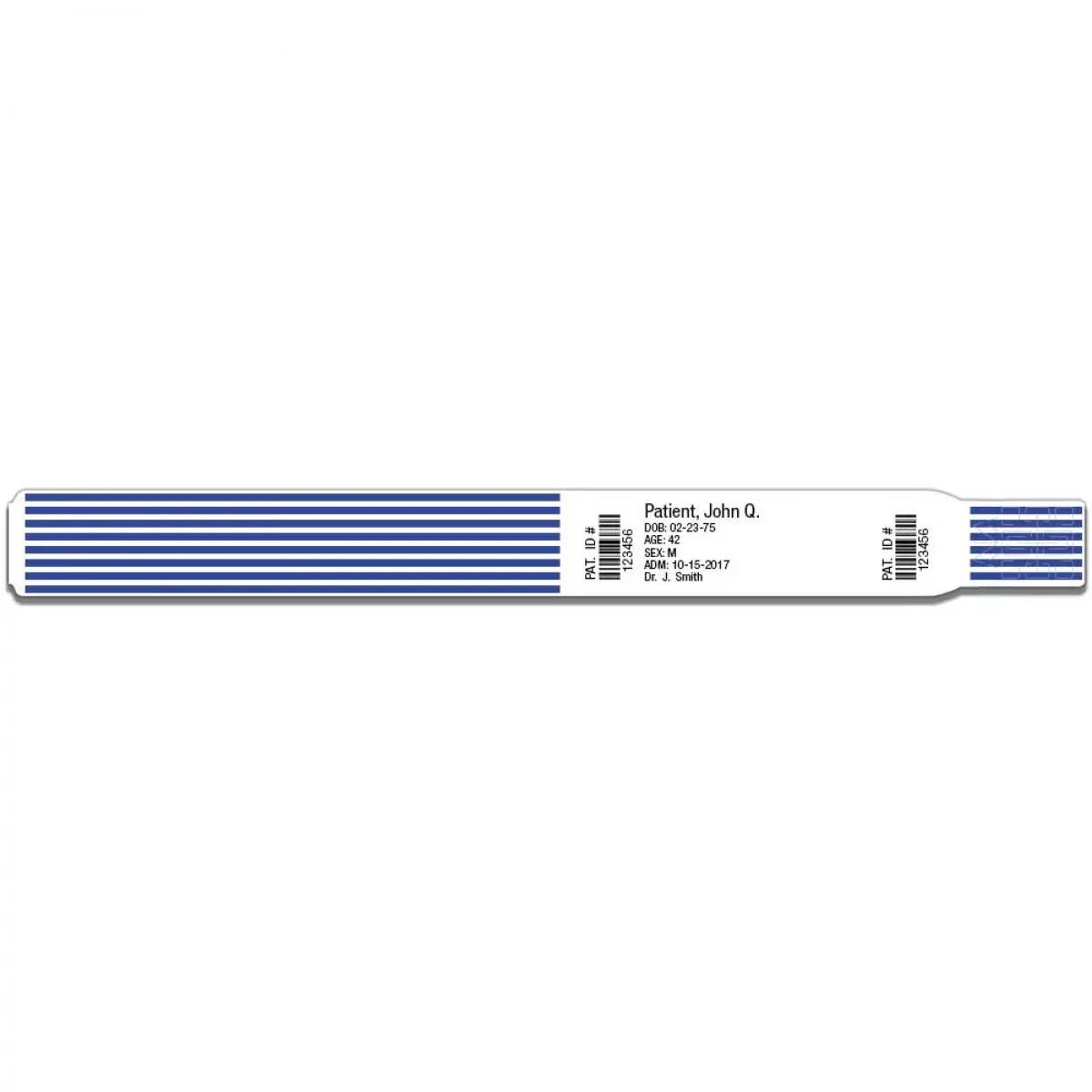 Scanband Dr Adult 1" Core, 4.8" Outer Diameter, Blue