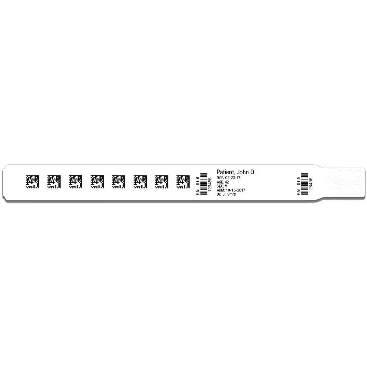Scanband Dr Adult 1" Core, 4.8" Outer Diameter, White