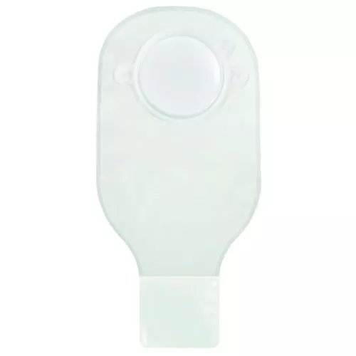 Securi-T Drainable Pouch for Two-Piece Pouching Systems - Transparent with Belt Tabs