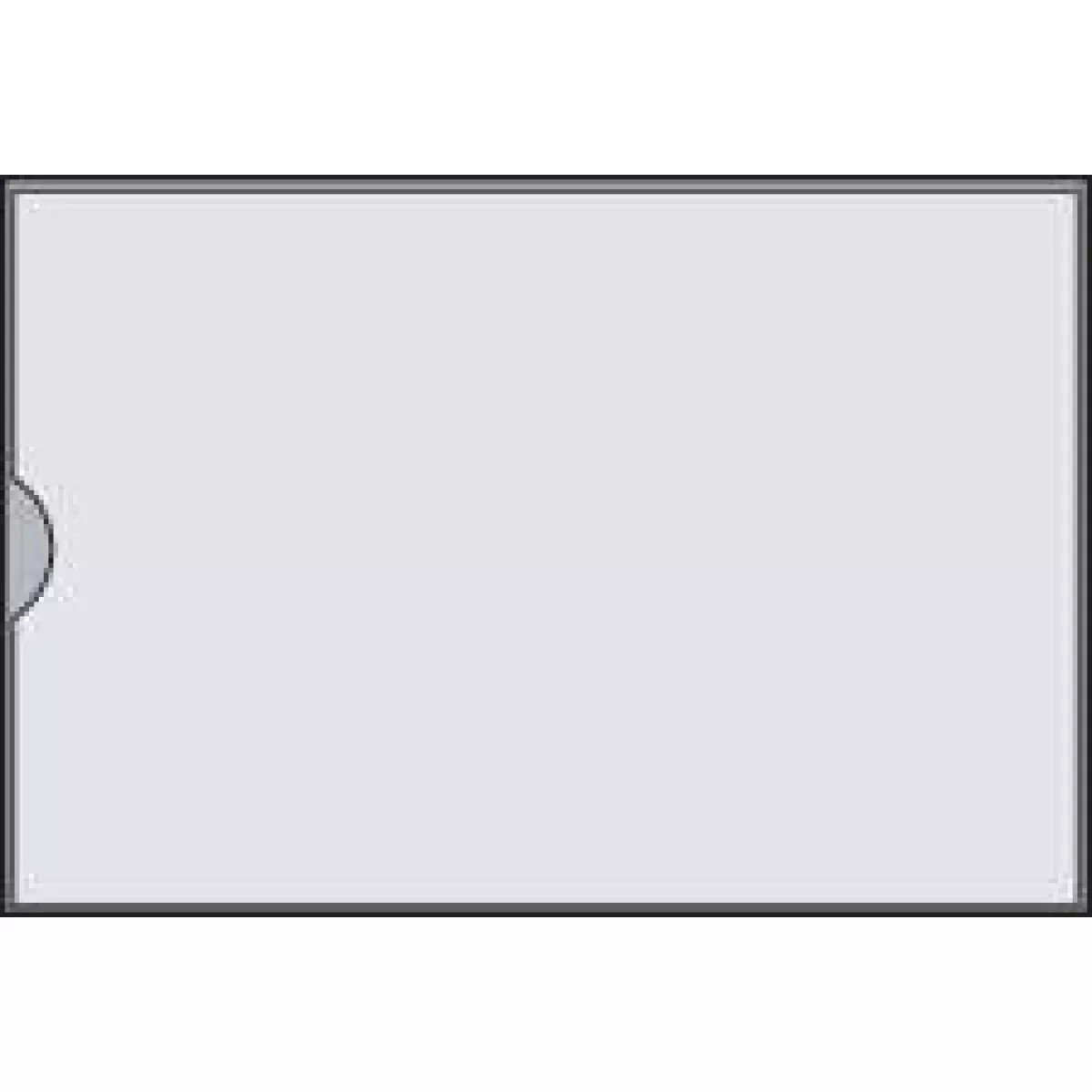 Self Adhesive Pocket Clear Poly 9 1/4" X 11 1/4" Open End 1 Each