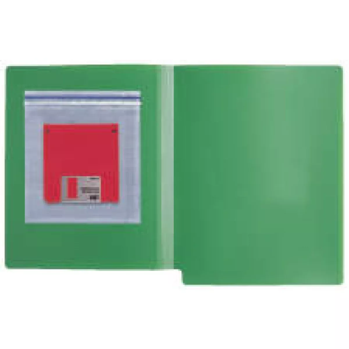 Self Adhesive, Zip Top Pocket Clear Poly 6 1/2" X 10" Open Top 1 Each