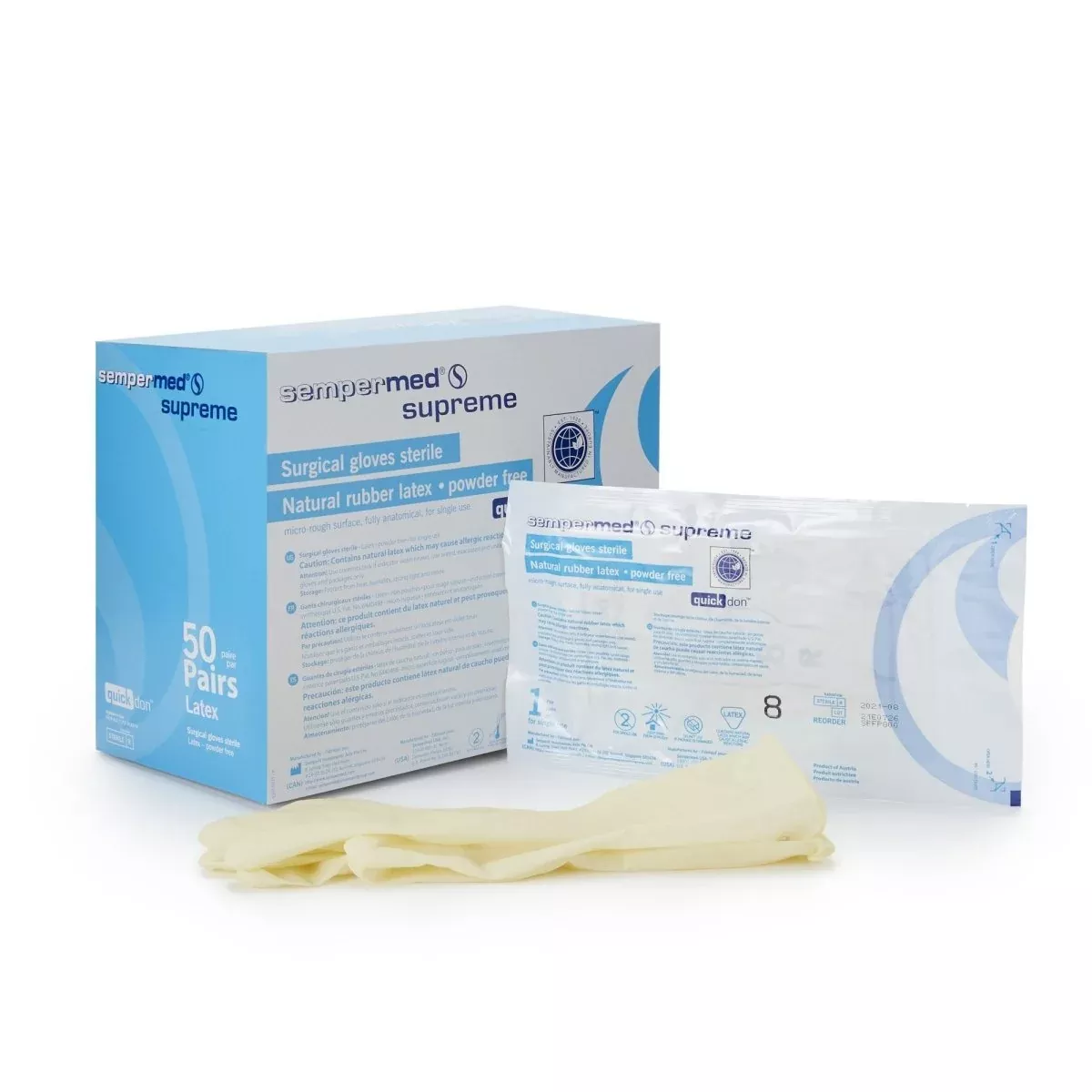 Sempermed Supreme Latex Surgical Gloves