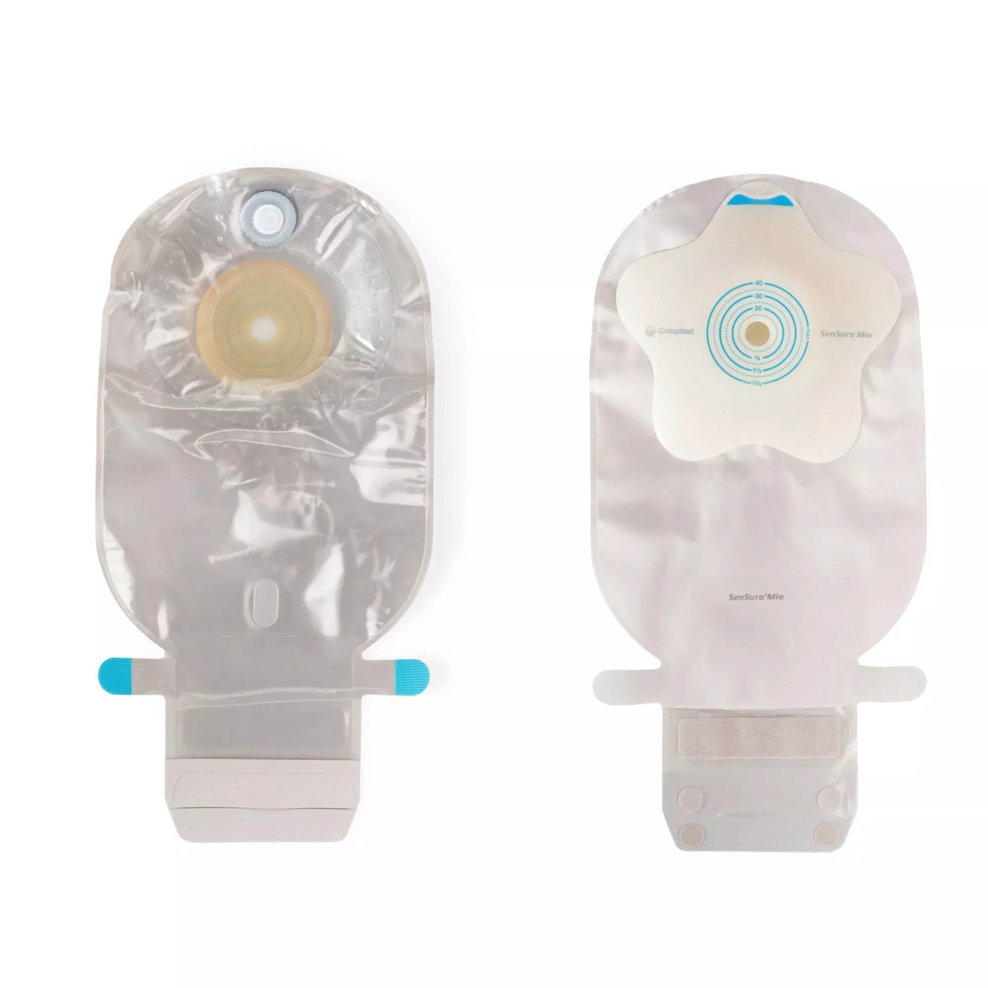 SenSura Mio Convex Flip 1-Piece Transparent Ostomy Pouch, 10 – 50 mm Stomas
