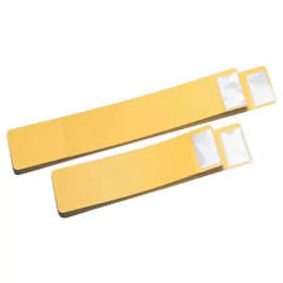 Shelf Guide Letter Size Alphabetical Yellow 14 1/2" X 4" 25 Per Set