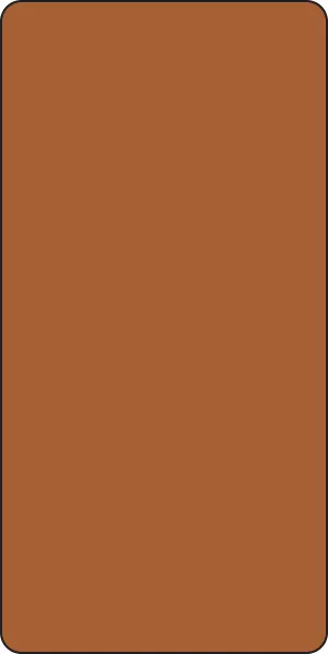 Smead Compatible Cc Color Code Label Solid 1X2 Brown Paper Permanent 250 Per Roll