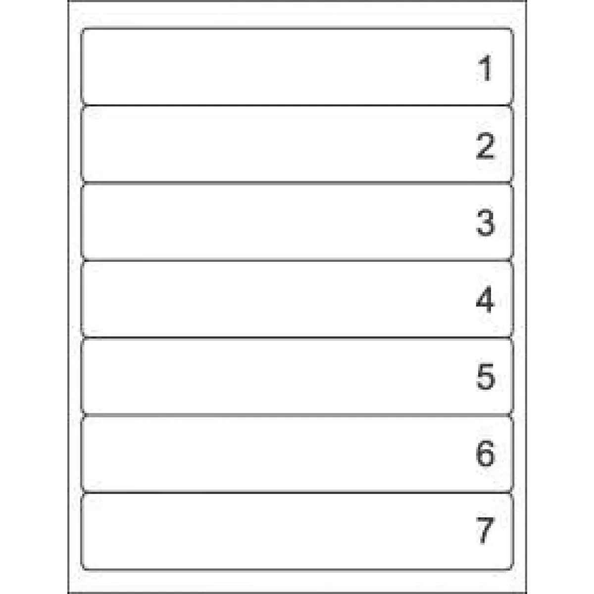 Smead Compatible Color Code Label Inkjet 8" X 1 7/16" White Permanent 1008 Per Pack