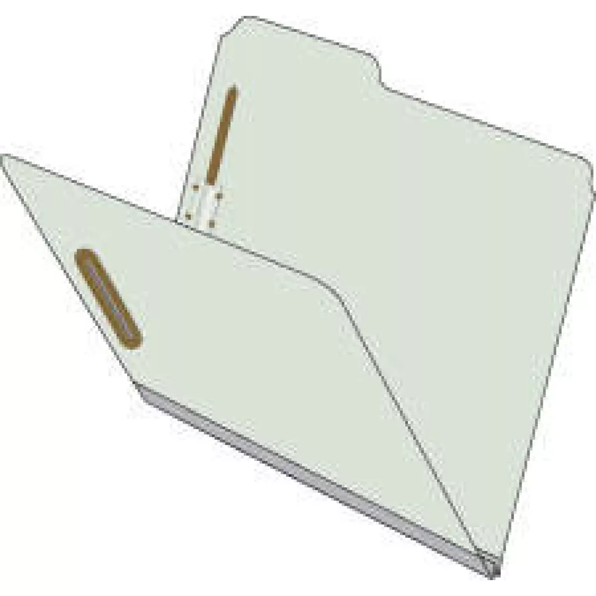 Smead Top Tab Folder Fas# 1&3 25Pt Pressboard Smead Gray 1/3 Cut Assorted 1" Expansion 11 3/4" X 9 1/2" 25 Per Box