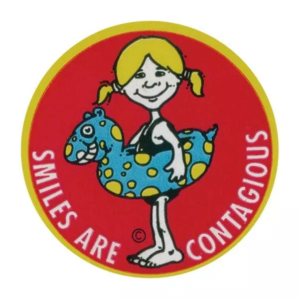 "Smiles" Award Stickers Smiles ,200 / roll