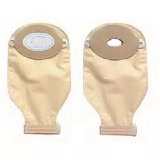 Special Oval Drain Pouch with Barrier Pre-Cut 1-1/8" Opening Deep Convex Rollup