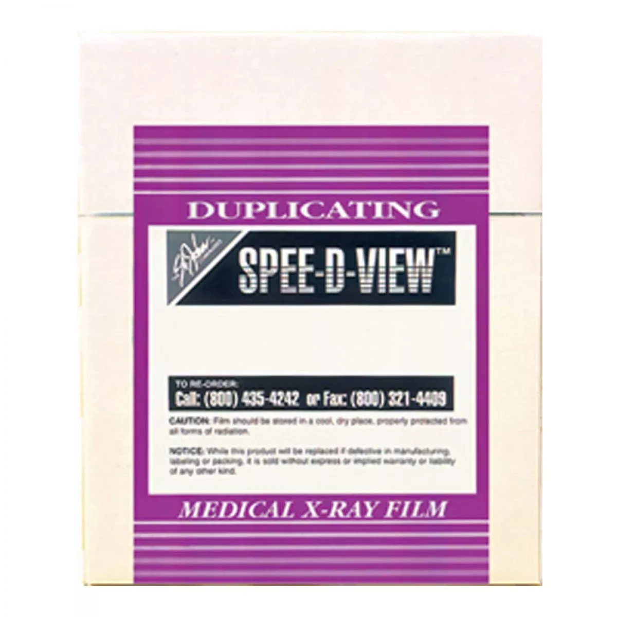 Spee-D-View X-Ray Film Ultra|Duplicating 10"X12" 100 Per Box