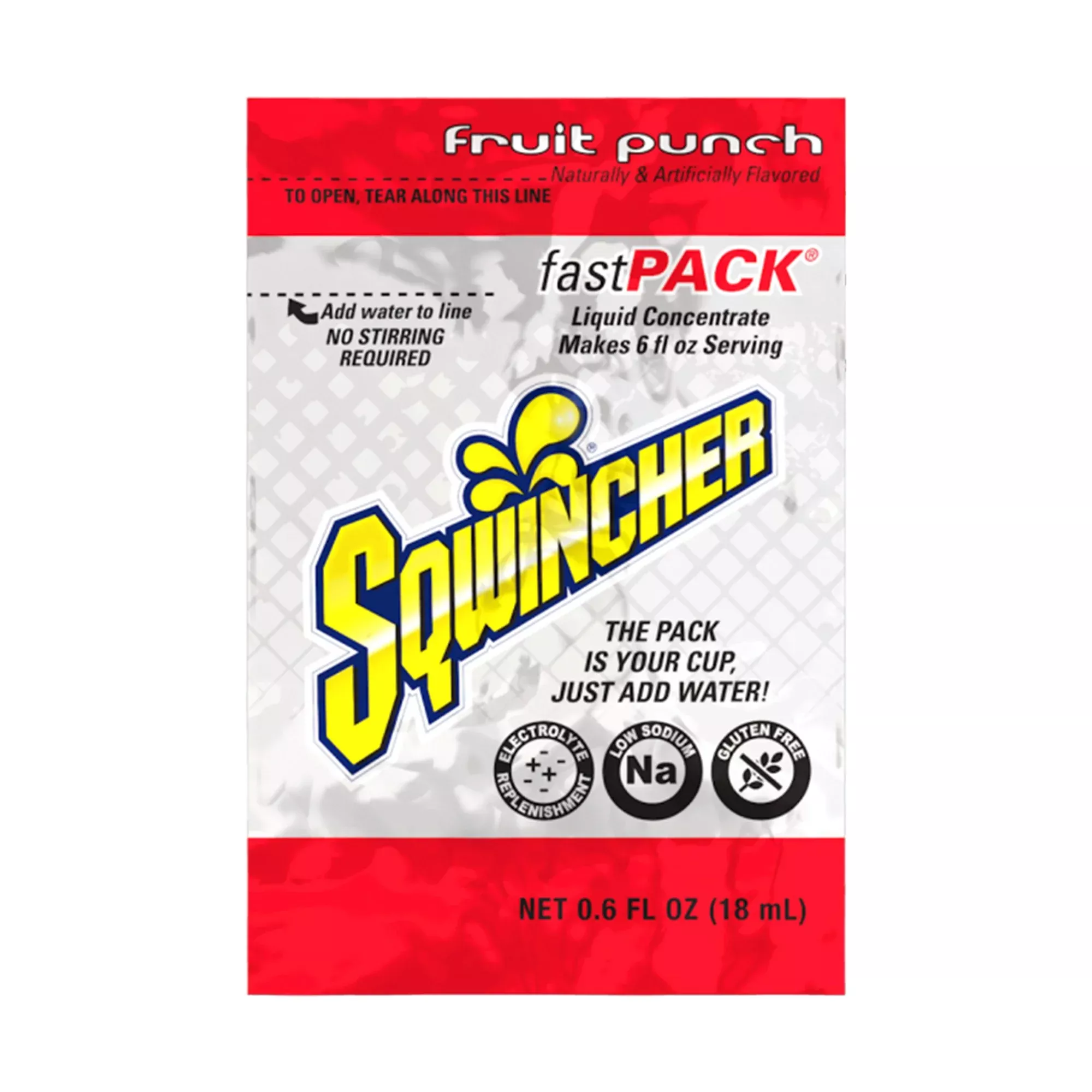 Sqwincher Fast Pack Fruit Punch Liquid Concentrate