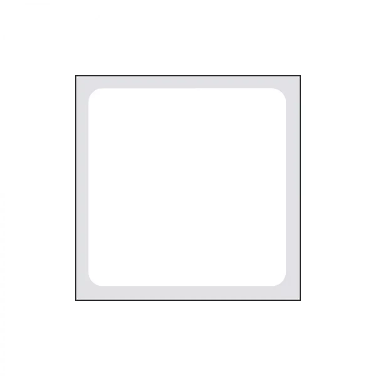Stainershield Slide Label Stain Resistant - Direct Thermal (Synthetic, Permanent) 1" Core 7/8" X 7/8" White 7200 Per Roll, 1 Roll Per Box