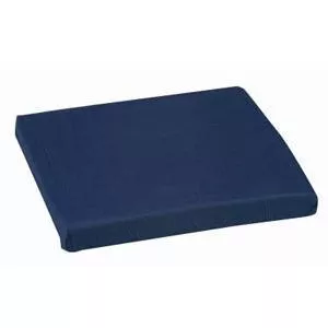 Standard Polyfoam Wheelchair Cushion 16" x 18" x 2", Navy