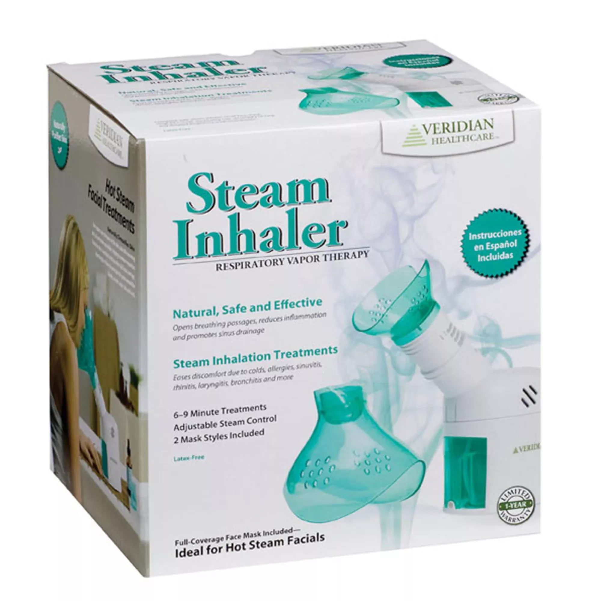 Steam Inhaler Respiratory Vapor Therapy System