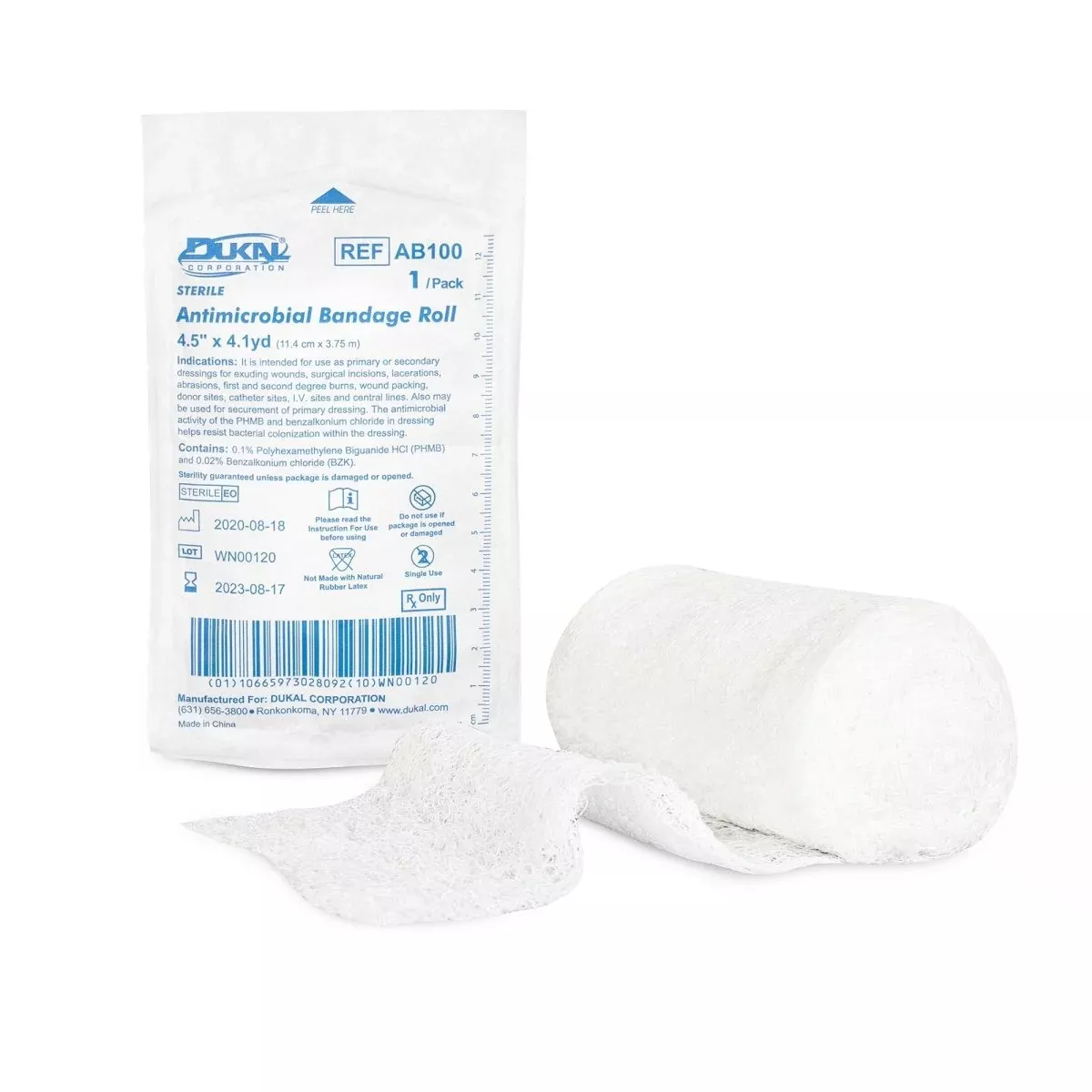 Sterile Antimicrobial Conforming Bandage