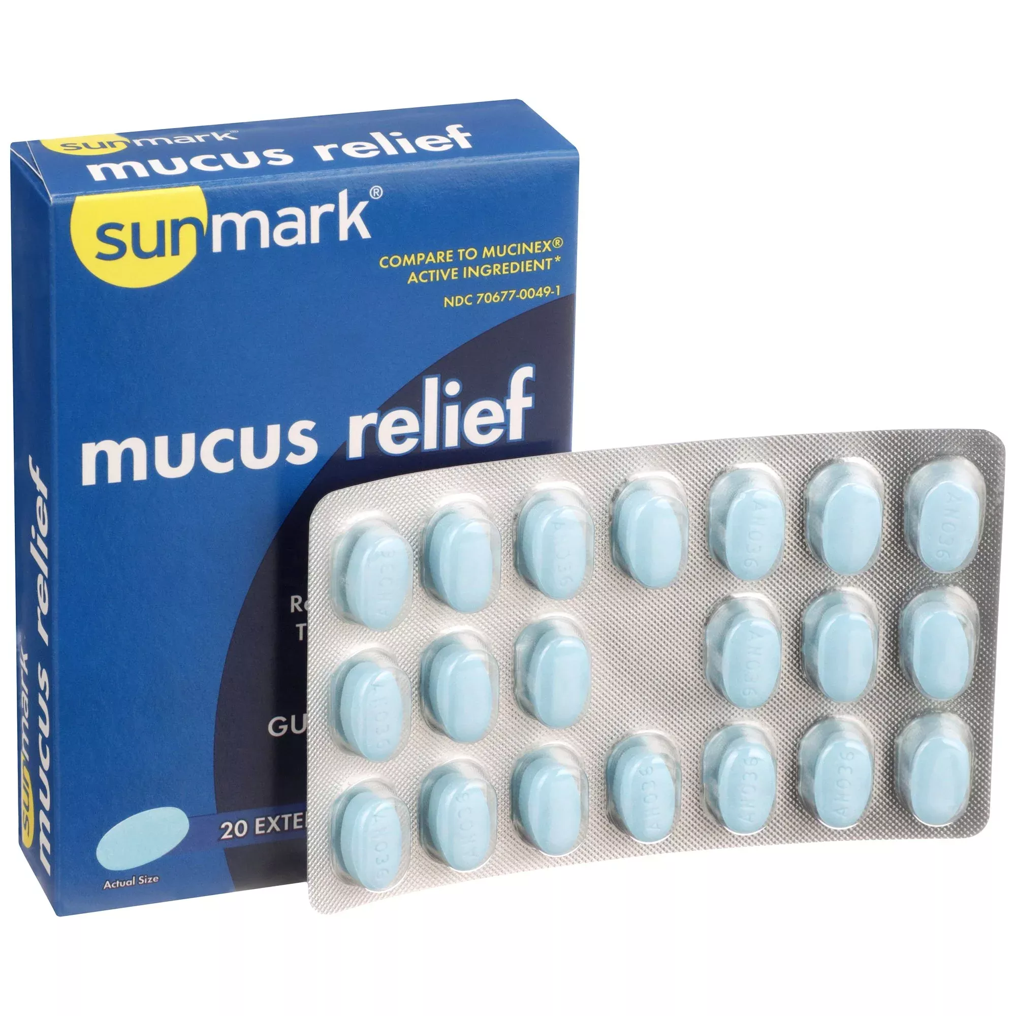 sunmark mucus E.R.™ Guaifenesin Cold and Cough Relief
