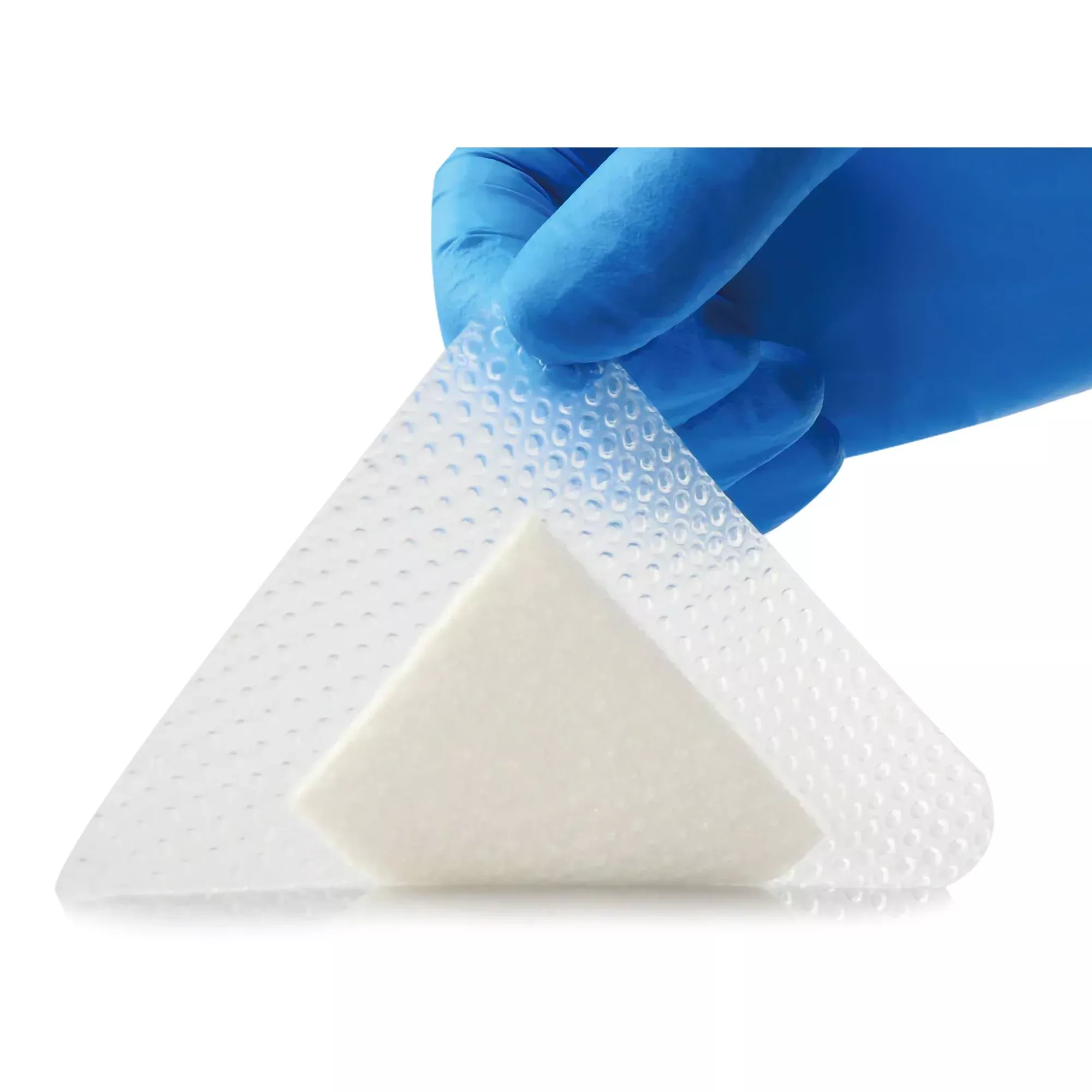 Super Absorbent Dressing Excel SAP Silicone Adhesive 6 X 7 Inch Square
