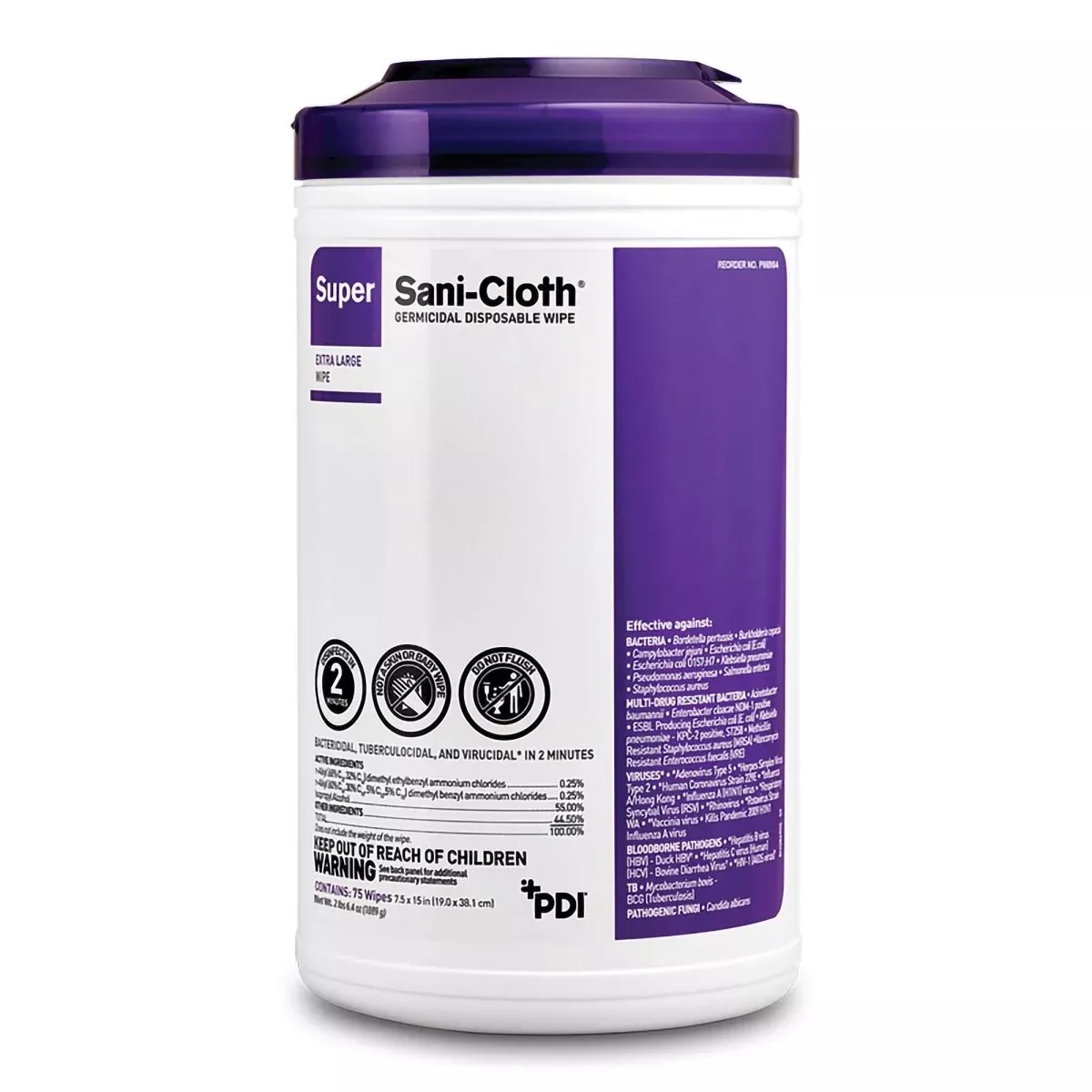 Super Sani Cloth Germicidal Disposable Wipe