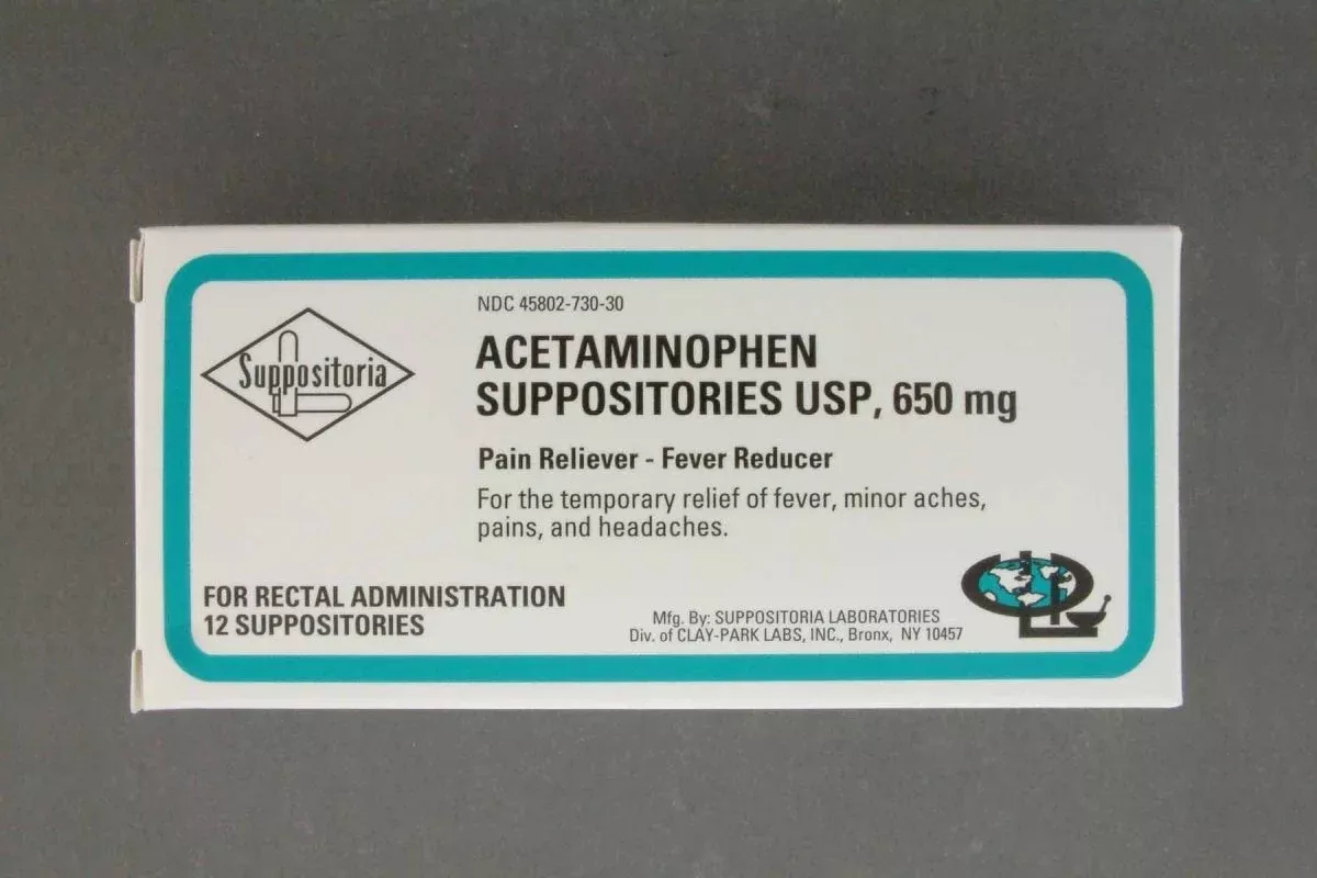 Suppositoria Acetaminophen Pain Relief Rectal Suppositories