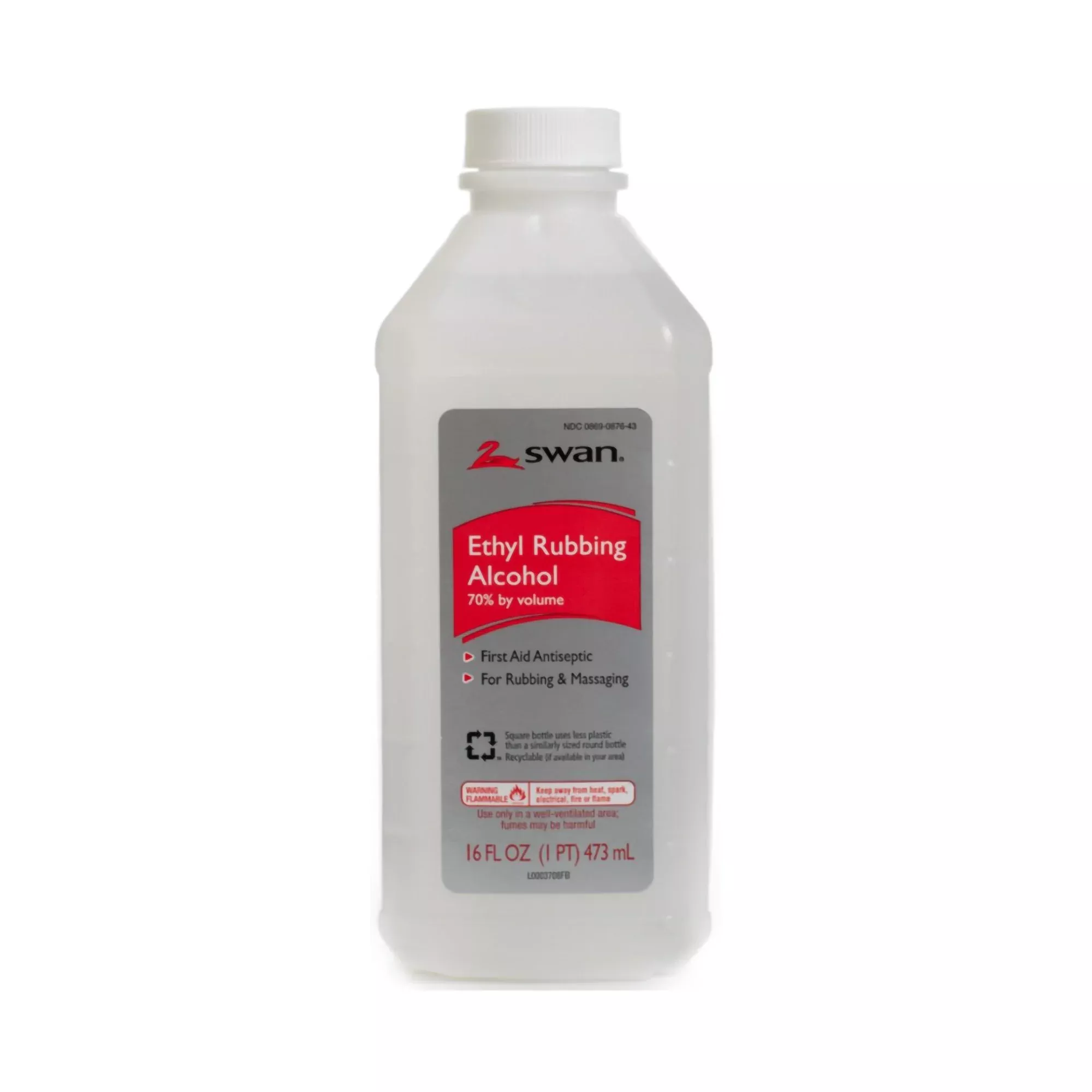 Swan Ethyl Alcohol Antiseptic, 16-ounce bottle