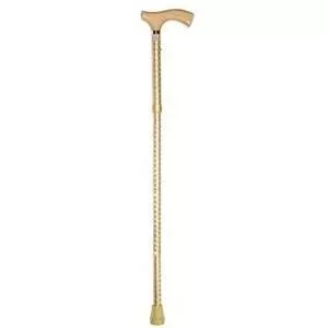 Switch Sticks Designer Walking Stick Cane, Folding, Adjustable, Engraved Pearl Gold