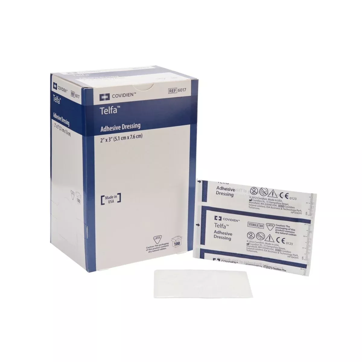 Telfa White Adhesive Dressing