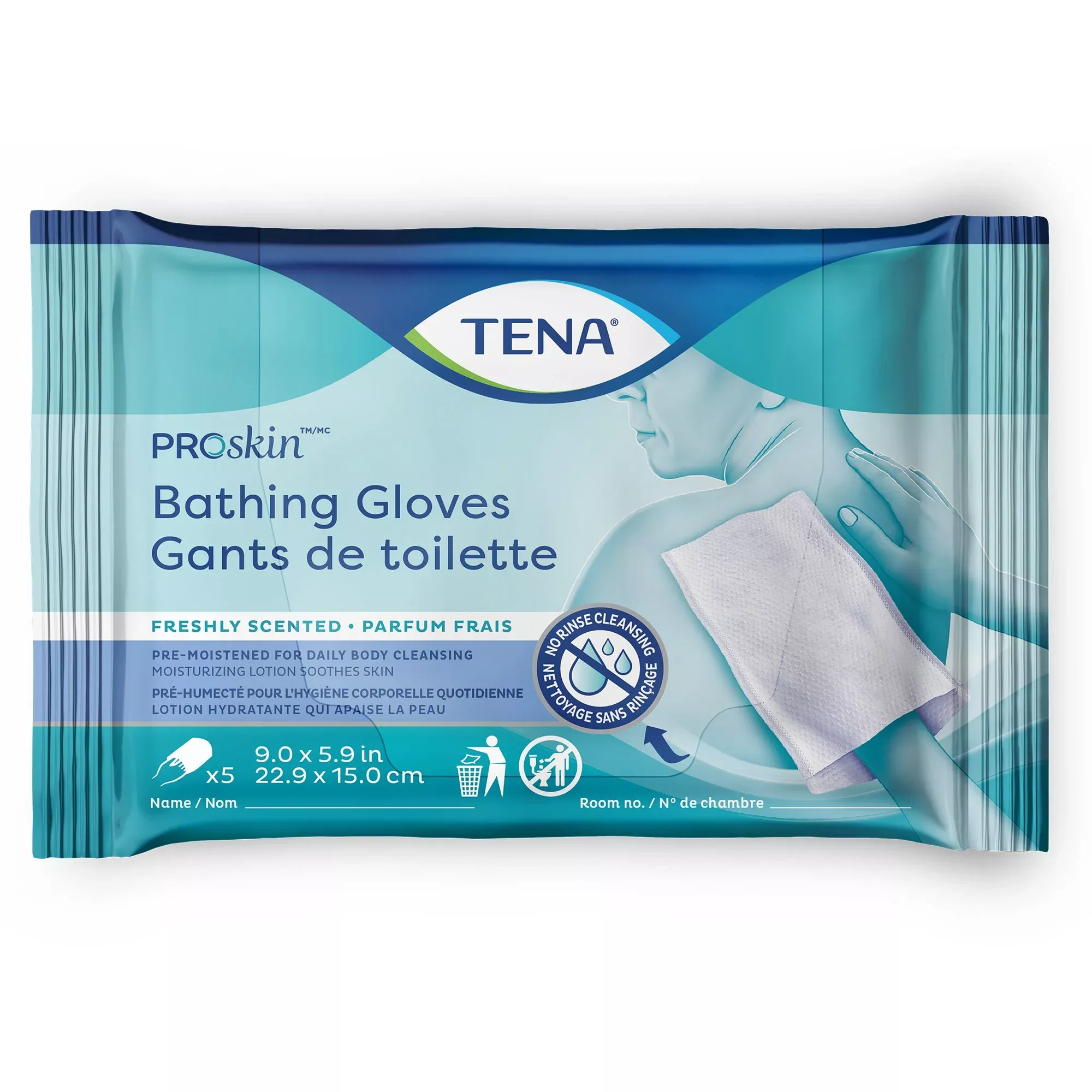 TENA ProSkin™ Bathing Gloves, Freshly Scented