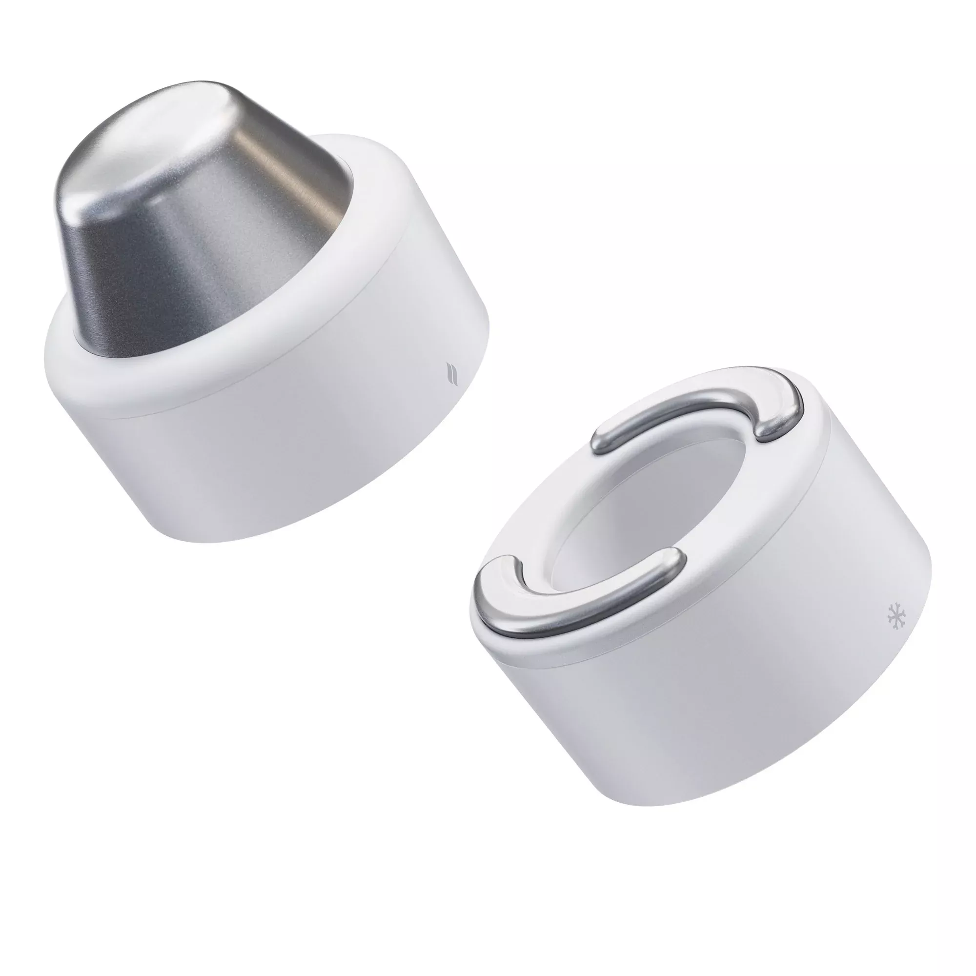 Therabody TheraFace Pro Hot and Cold Therapy Rings, White