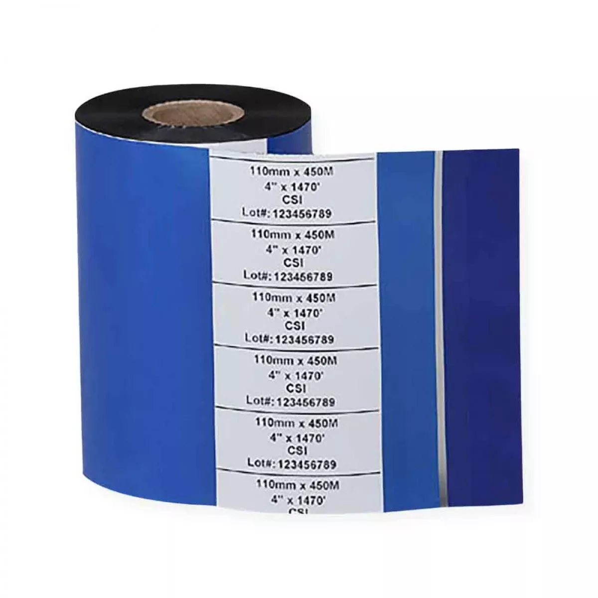 Thermal Transfer Ribbon Resin 2.36" X 1476' Black 6 Per Box