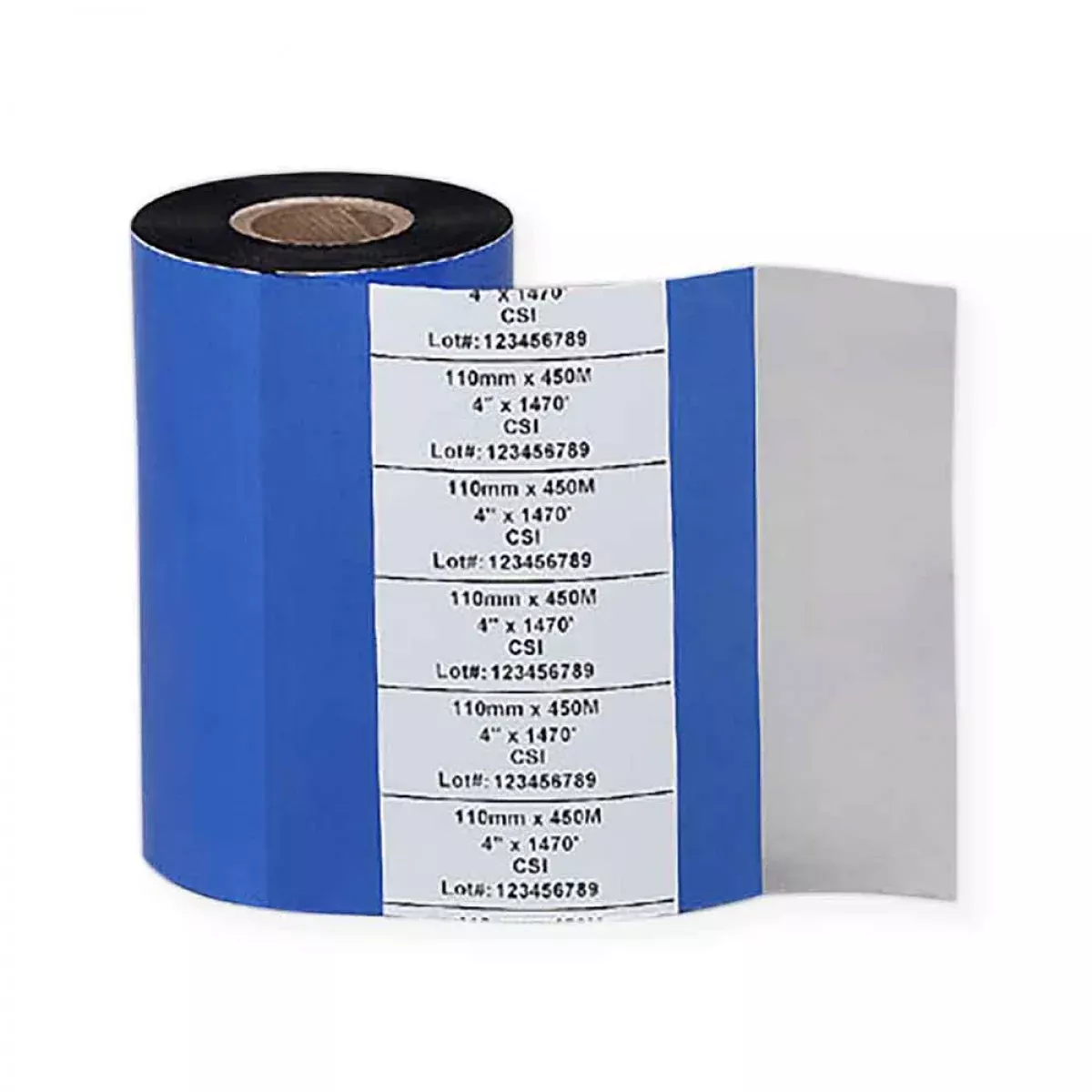 Thermal Transfer Ribbon Wax 4.33" X 984' Black 1 Each