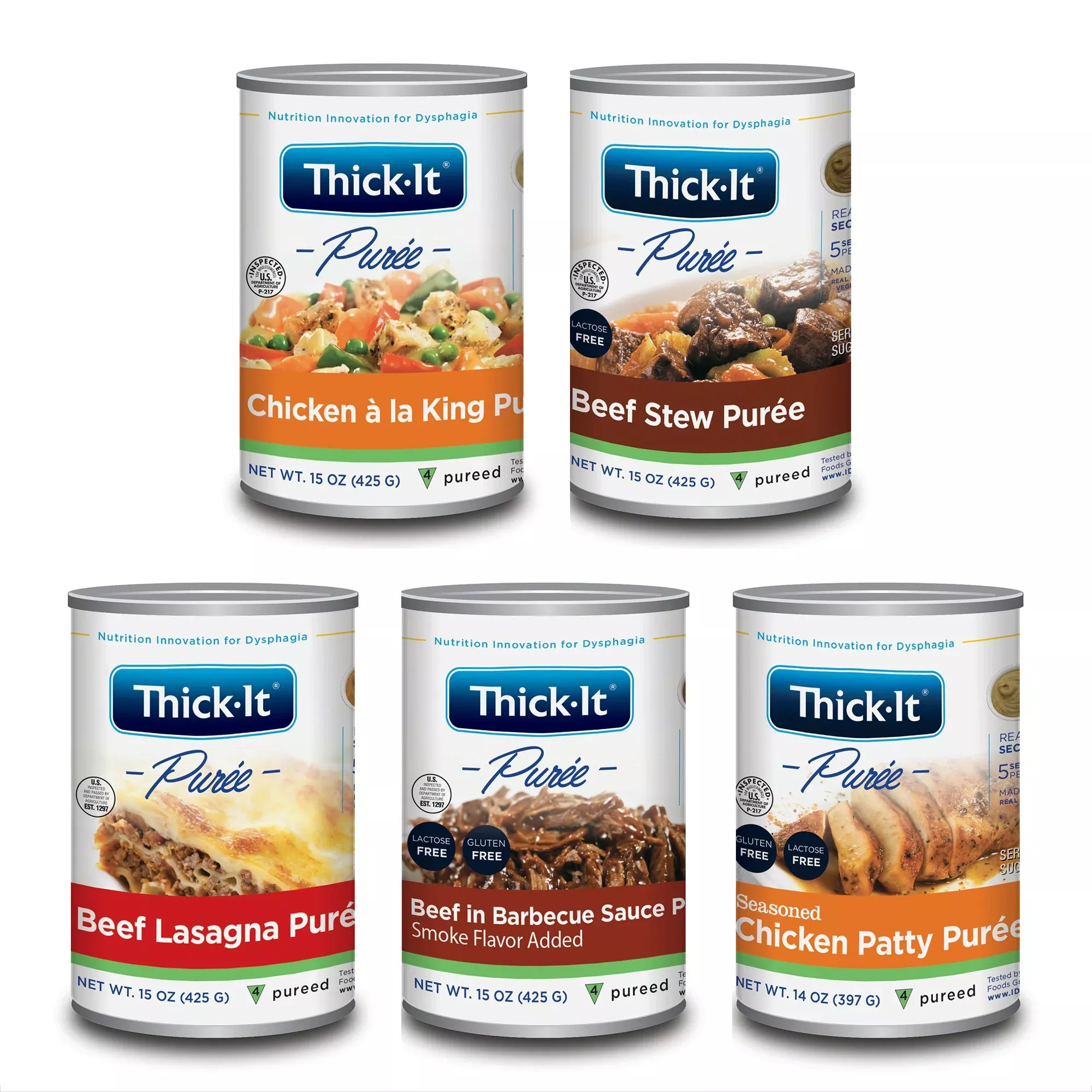 Thick-It Variety of Meat Entrées Purée
