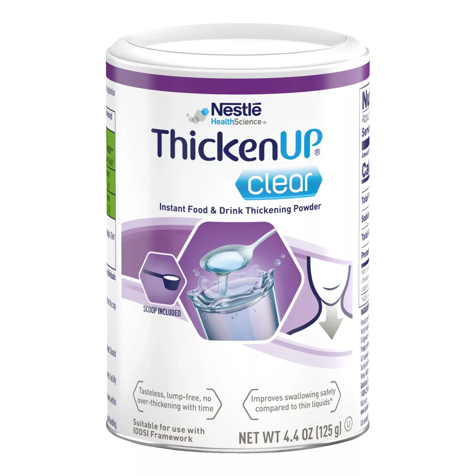 ThickenUp Clear Food and Beverage Thickener, 4.4 oz. Canister