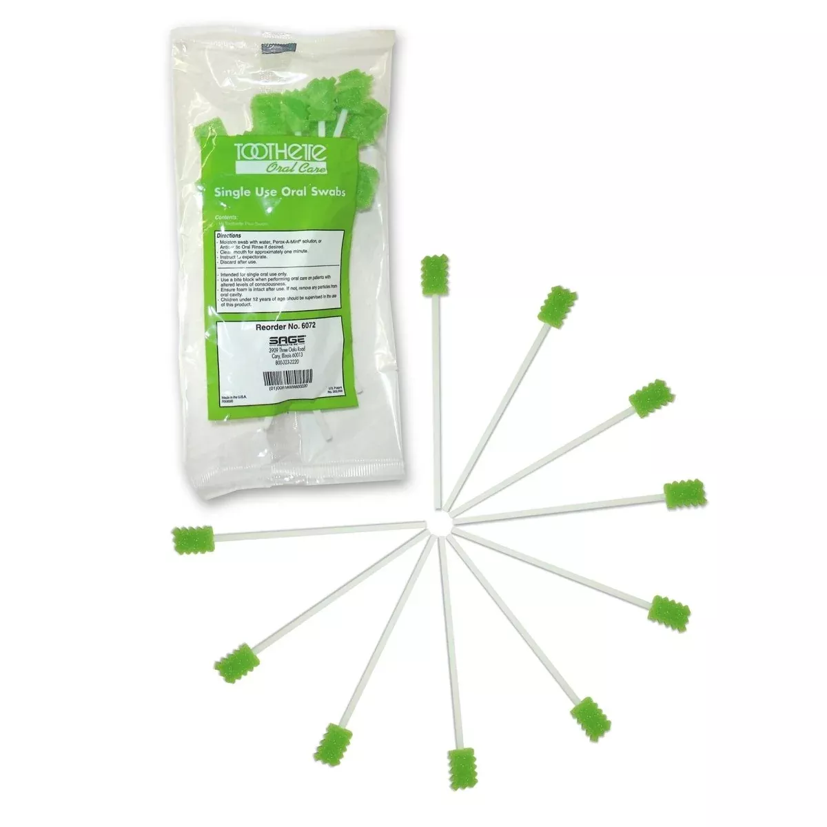 Toothette Plus Swabs