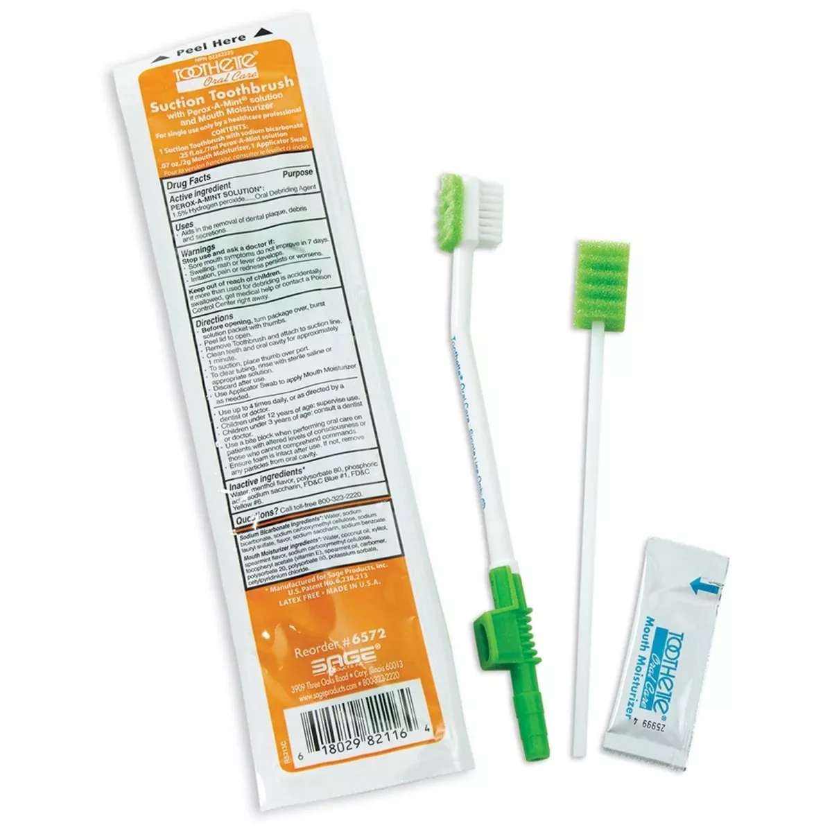 Toothette Suction Toothbrush Kit