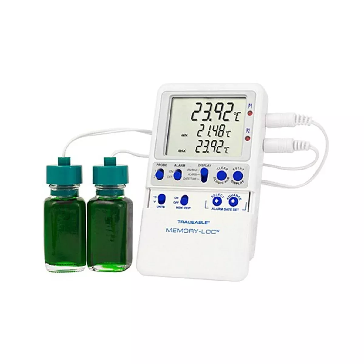 Traceable Memory Loc Refrigerator / Freezer Thermometer With Alarm And Data Logger