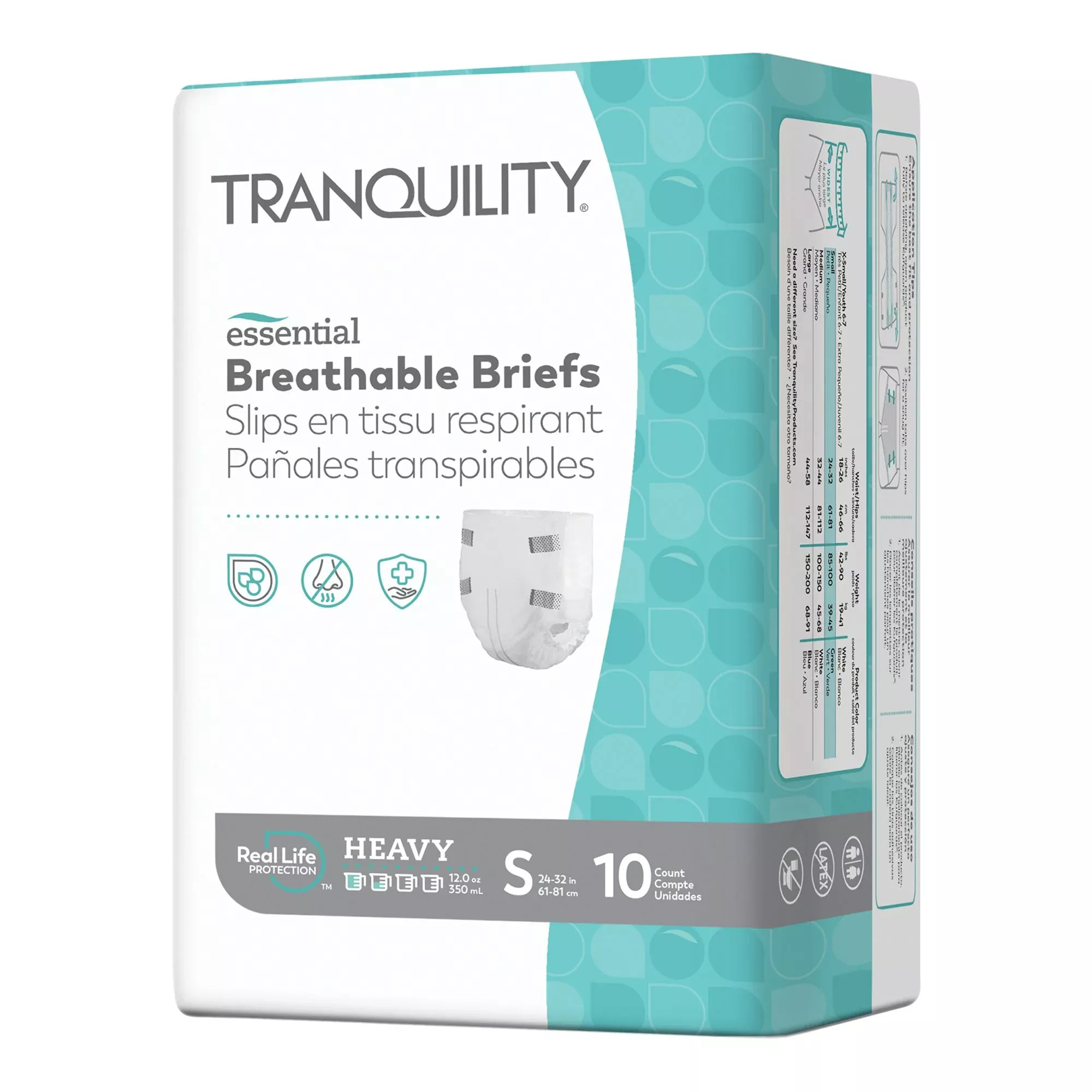 Tranquility Essential Heavy Incontinence Brief, Small