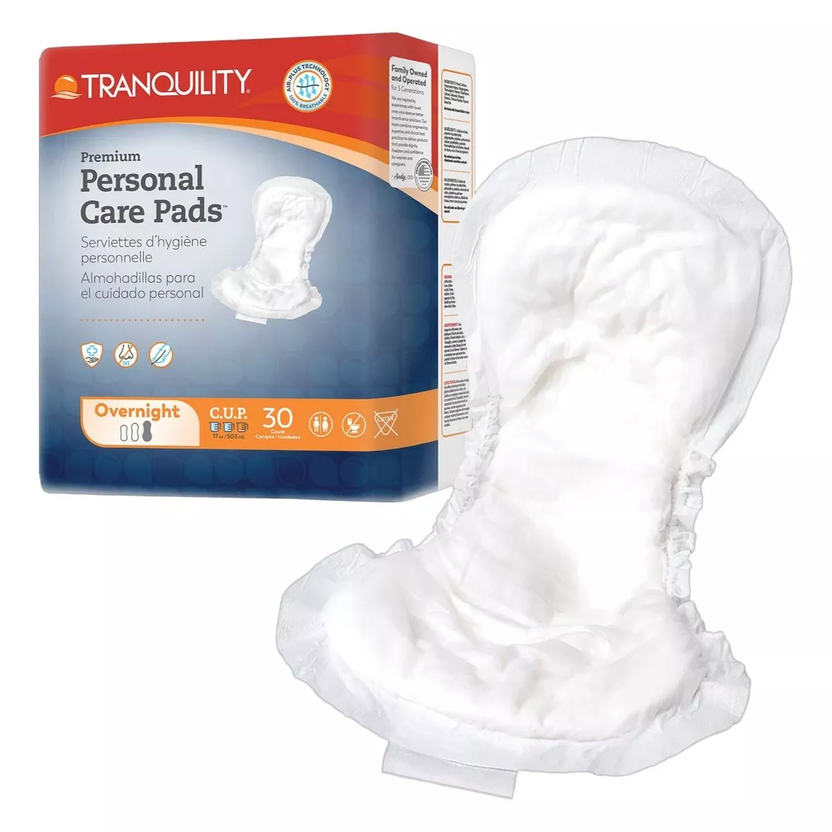 Tranquility Overnight Premium Personal Care Pads