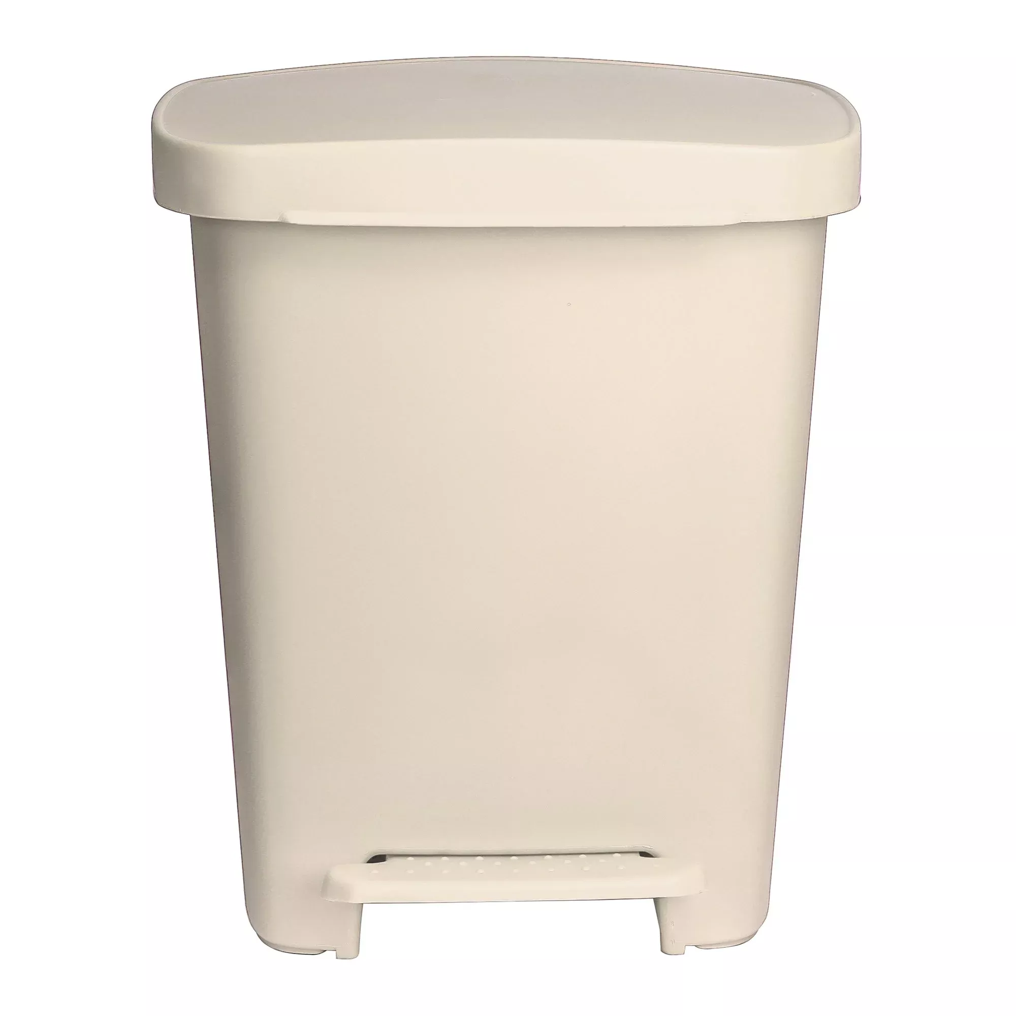 Trash Can McKesson 32 Quart / 8 gal. Beige Plastic Rectangular